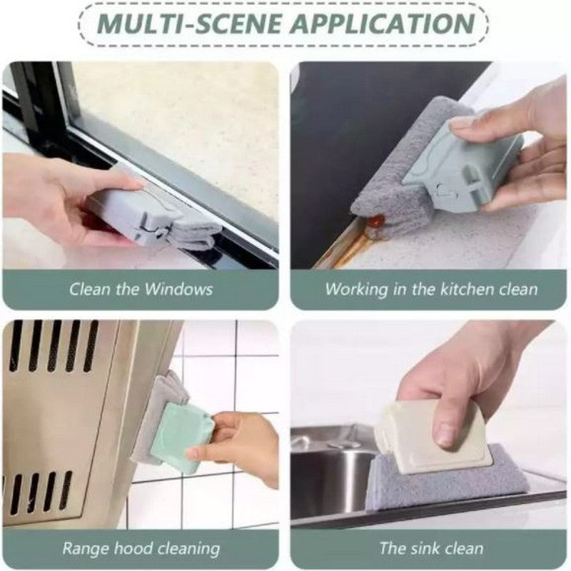 Window Corner Brush Gap Cleaning Brush Cleaning Products Tools (Pack of 2)
