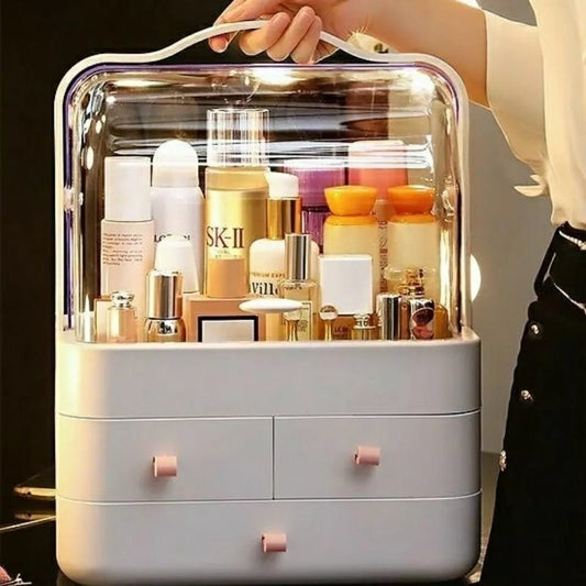 Large Capacity Luxury Waterproof Dust Proof Make-up Organizer
