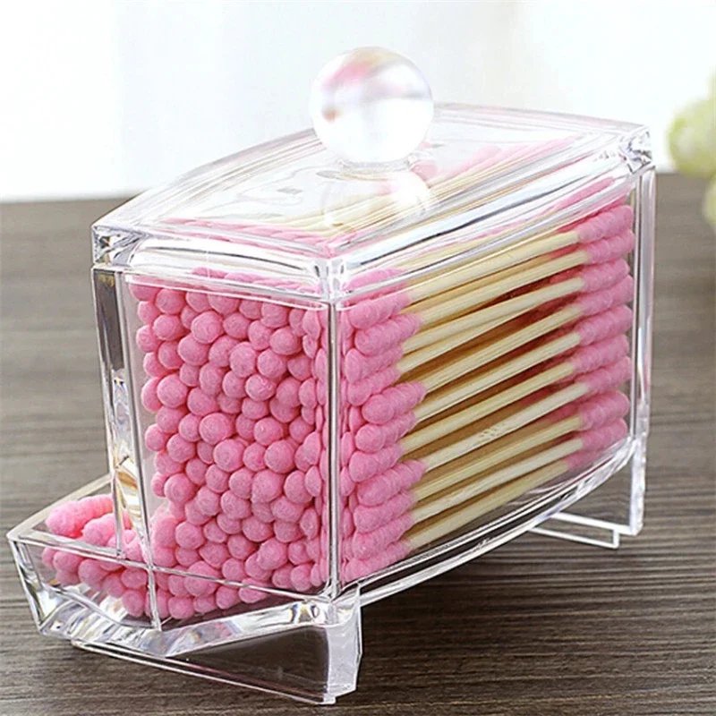 Acrylic Cotton Swab Holder. (Premium Quality)