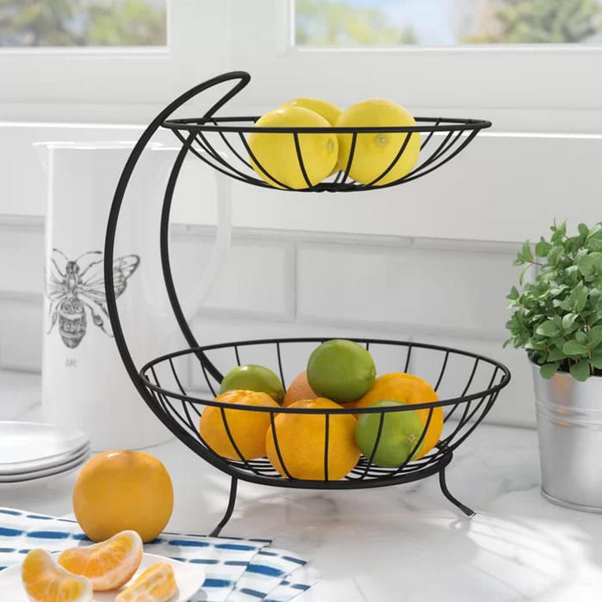 2 Layers Vegetable Fruit Basket