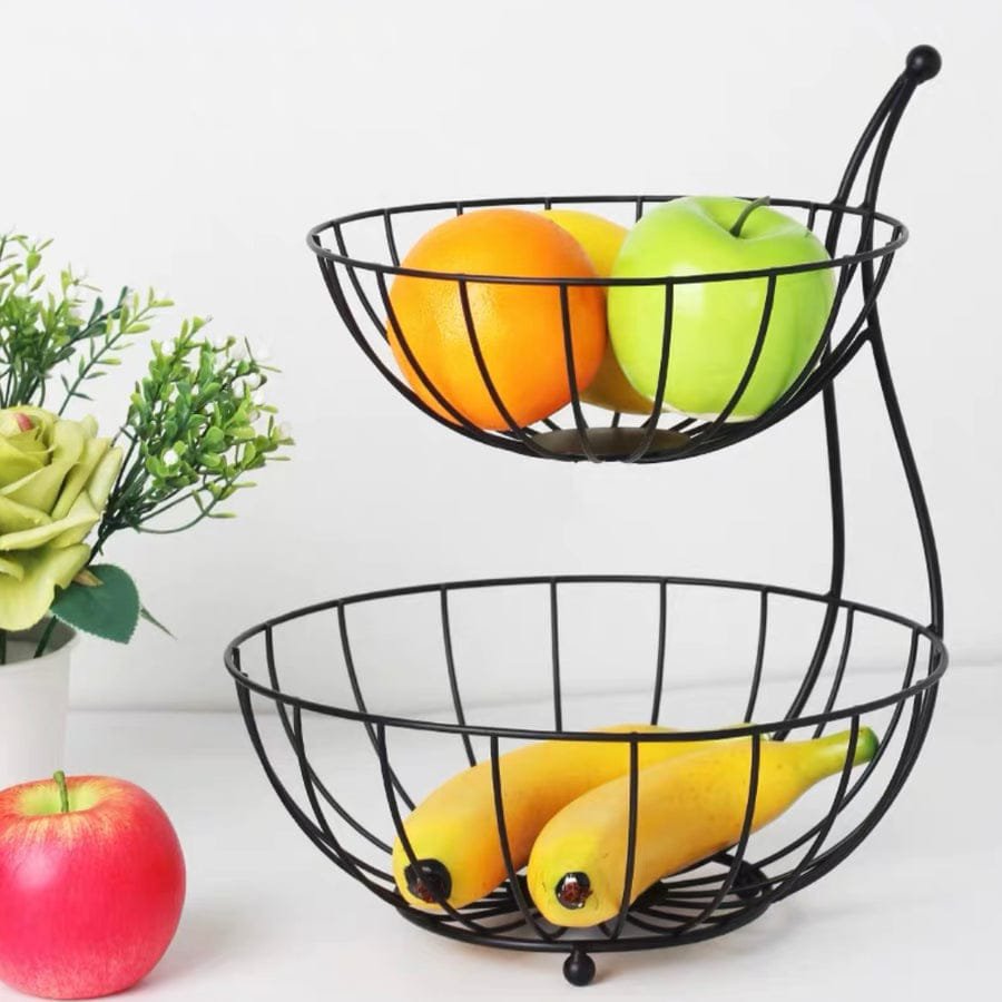 2 Layers Vegetable Fruit Basket