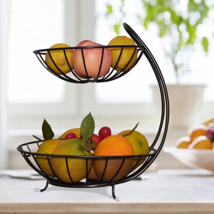2 Layers Vegetable Fruit Basket