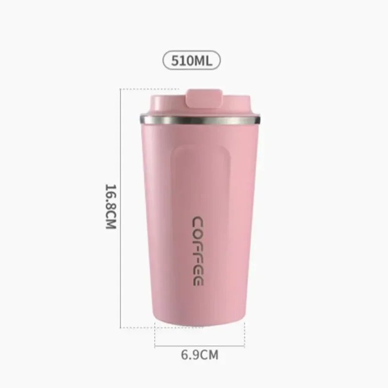 510ml Stainless Steel Double Layers Vacuum Coffee Mug