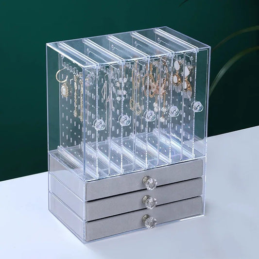 Multi layer Jewelry Dust Proof Storage Box
