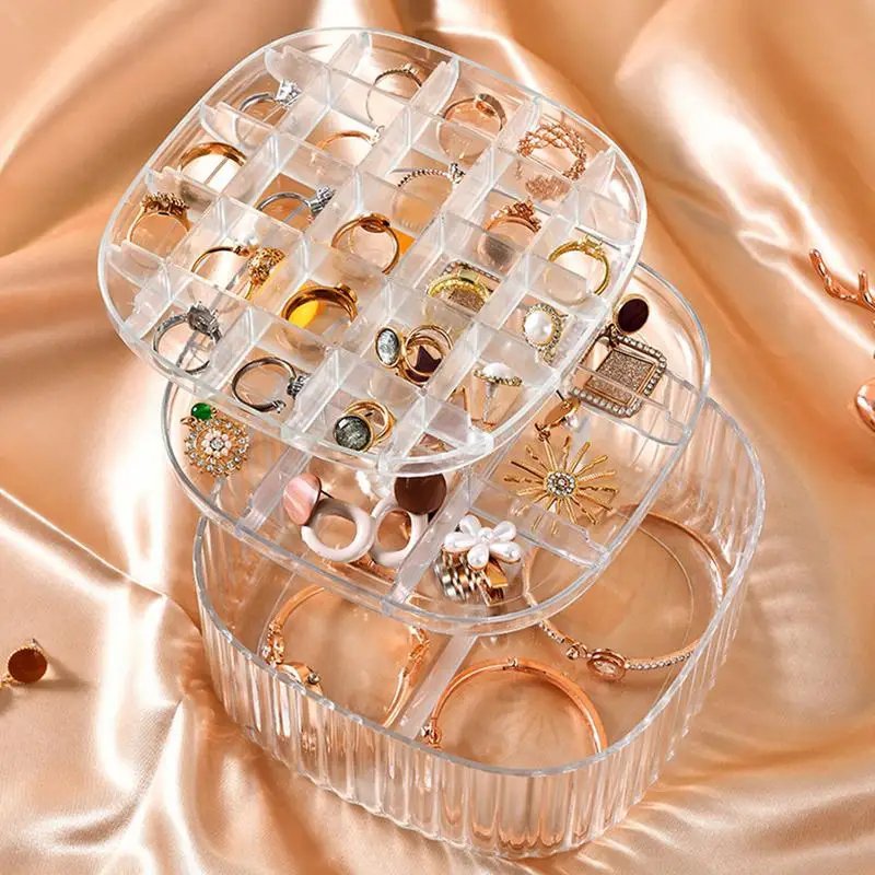 3 Layers Acrylic Jewelry Organizer