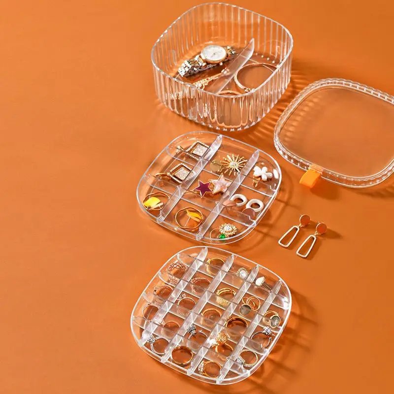3 Layers Acrylic Jewelry Organizer