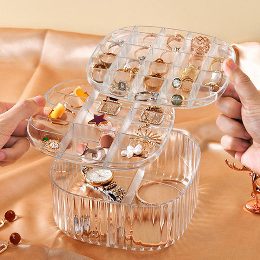 3 Layers Acrylic Jewelry Organizer