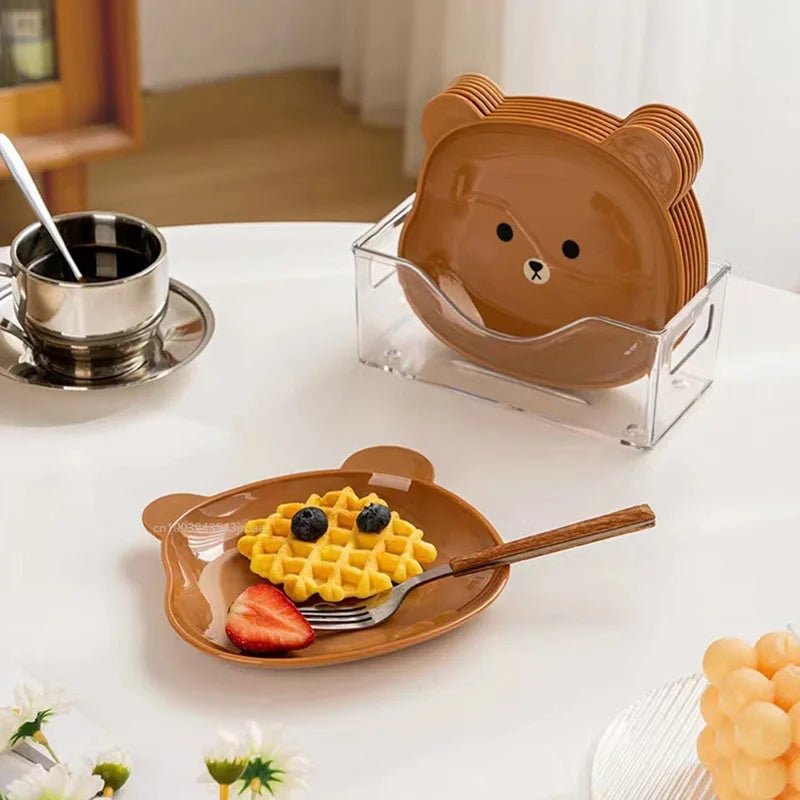 8 Pcs Bear Snacks Dry Fruit Plate