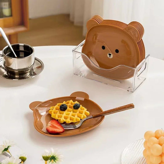 8 Pcs Bear Snacks Dry Fruit Plate