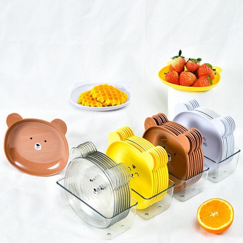 8 Pcs Bear Snacks Dry Fruit Plate