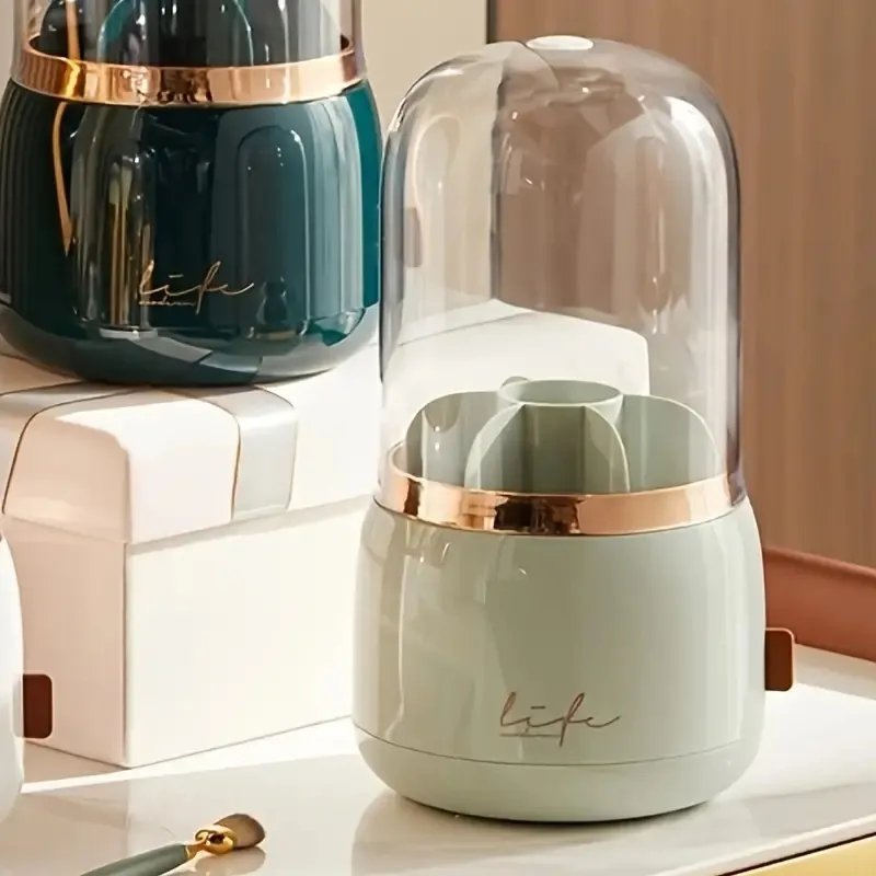360° Rotating Makeup Brush Holder