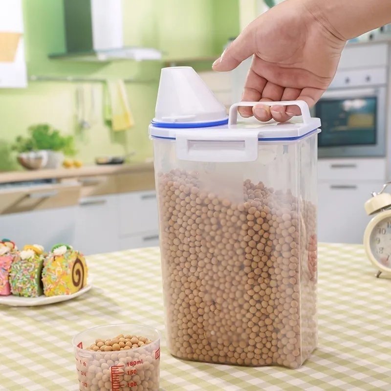 2.5 Ltrs Japanese Cereal Dispenser Storage Jar