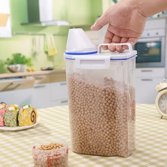 2.5 Ltrs Japanese Cereal Dispenser Storage Jar