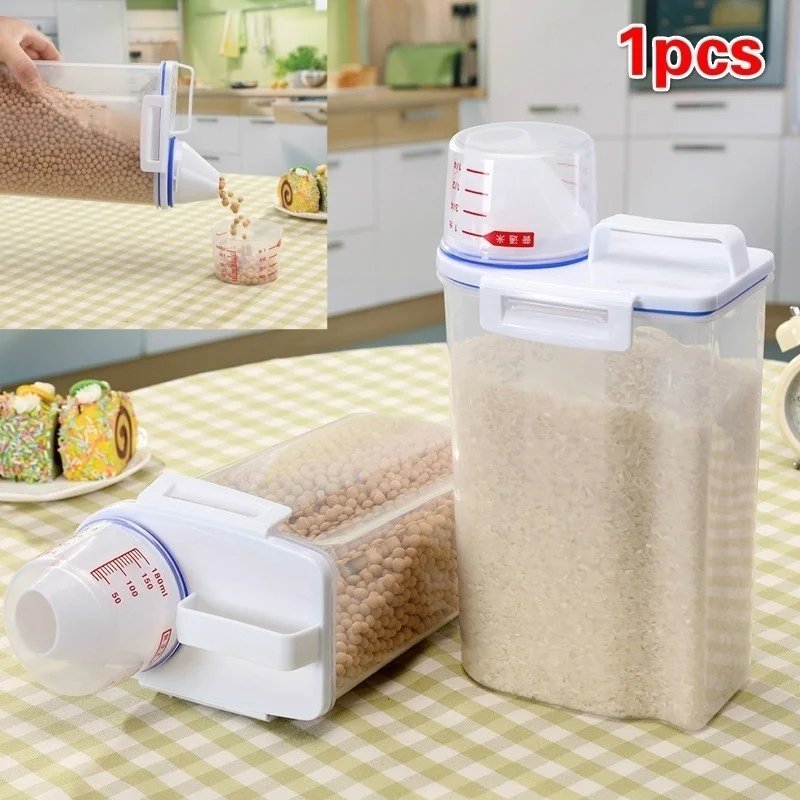 2.5 Ltrs Japanese Cereal Dispenser Storage Jar