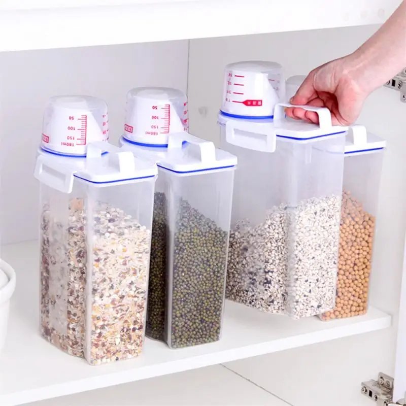 2.5 Ltrs Japanese Cereal Dispenser Storage Jar
