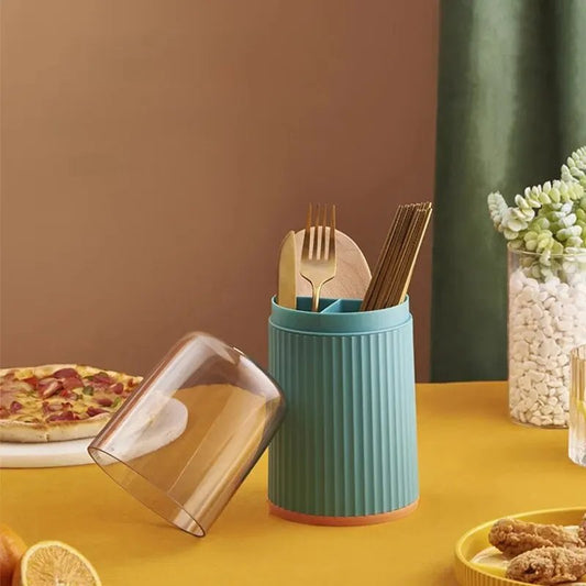 Round Dining Cutlery Organizer