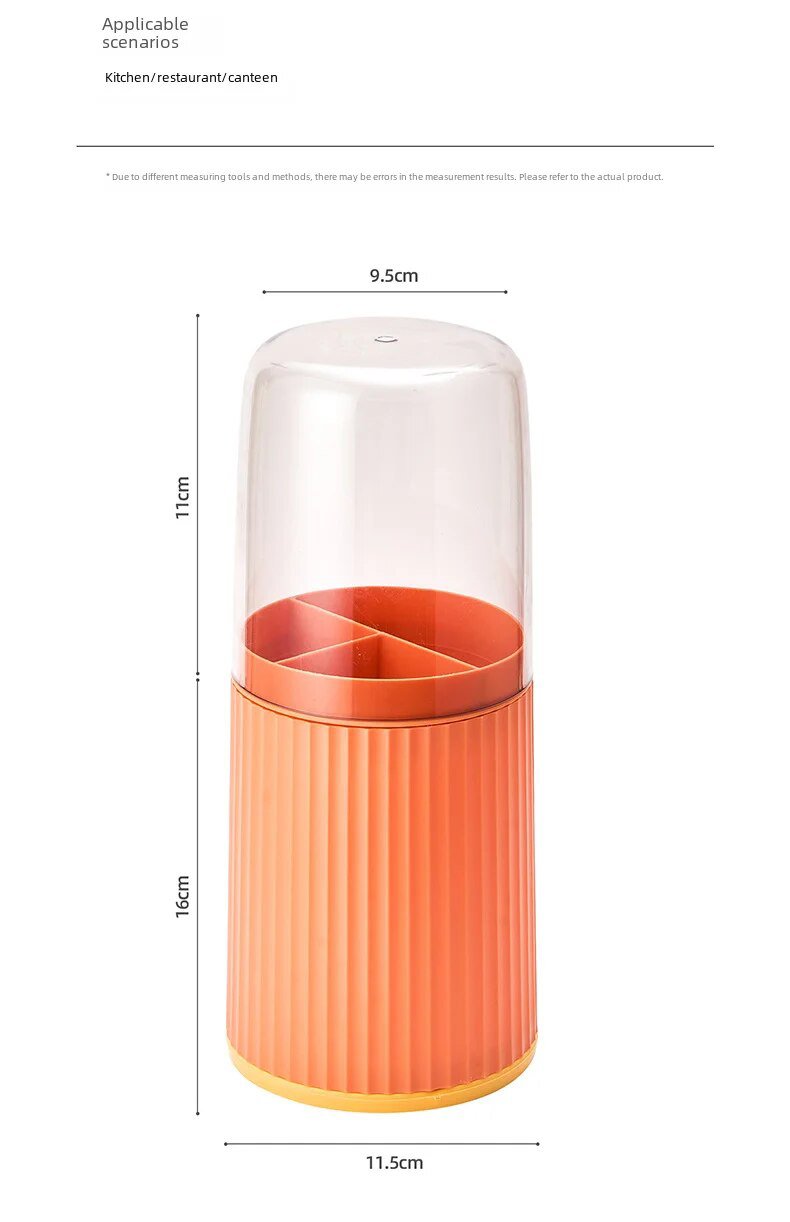 Round Dining Cutlery Organizer