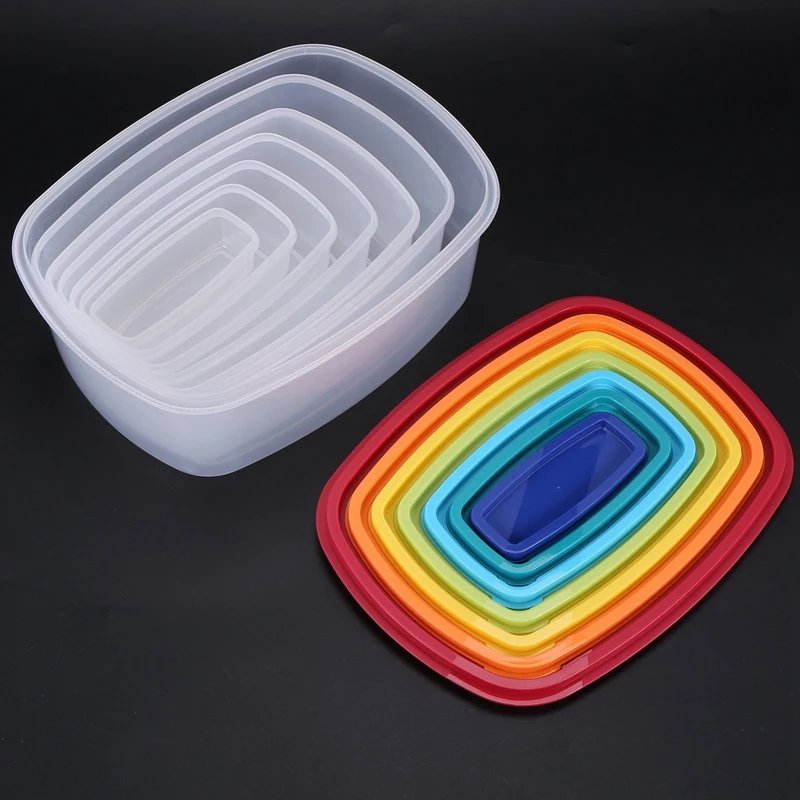 7 Pcs Food Storage Container (High Quality)