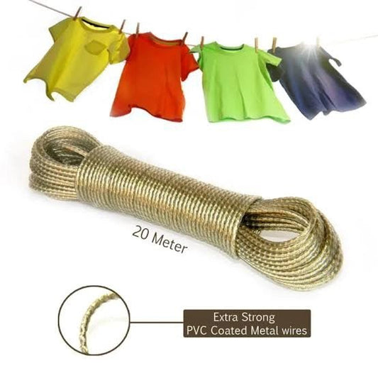 20 Meters PVC Coated Metal Clothline