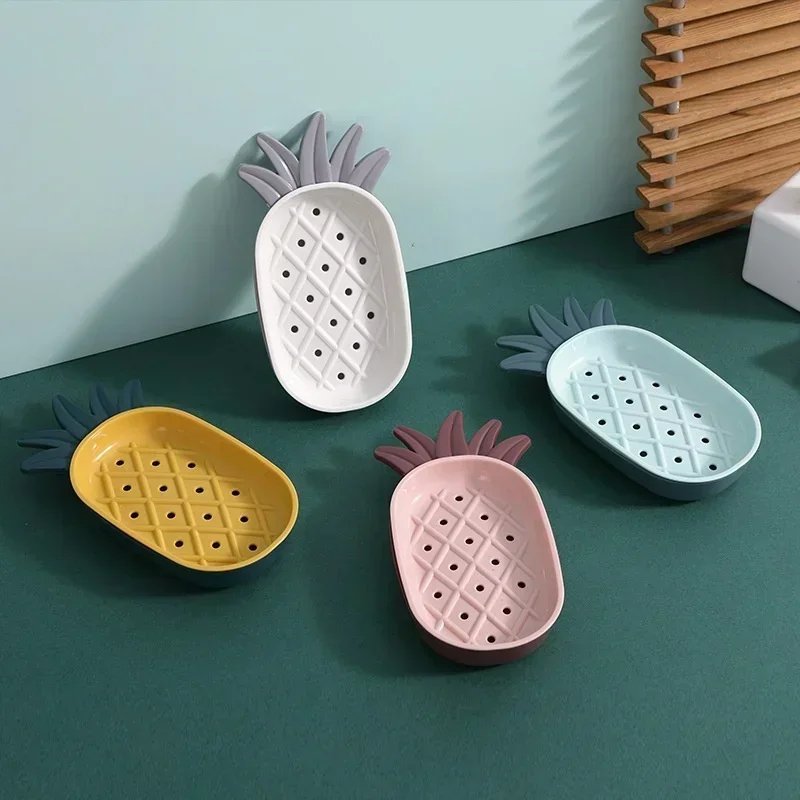 Pineapple Shape Drain Soap Box Soap Storage