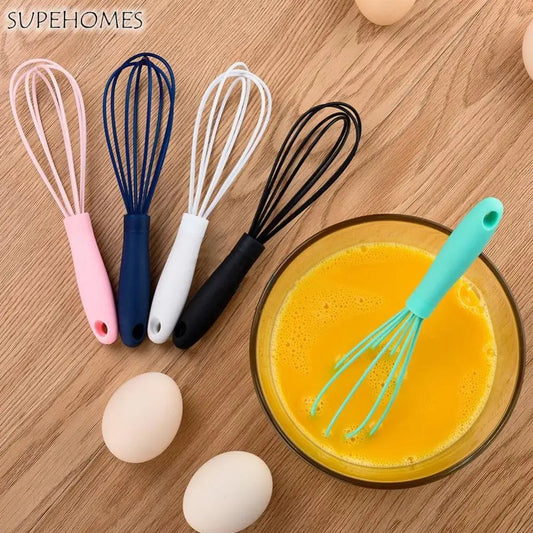 Silicone Rotary Manual Egg Beater Mixer