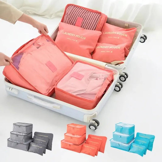 6 Pcs Portable Travel Storage Bags