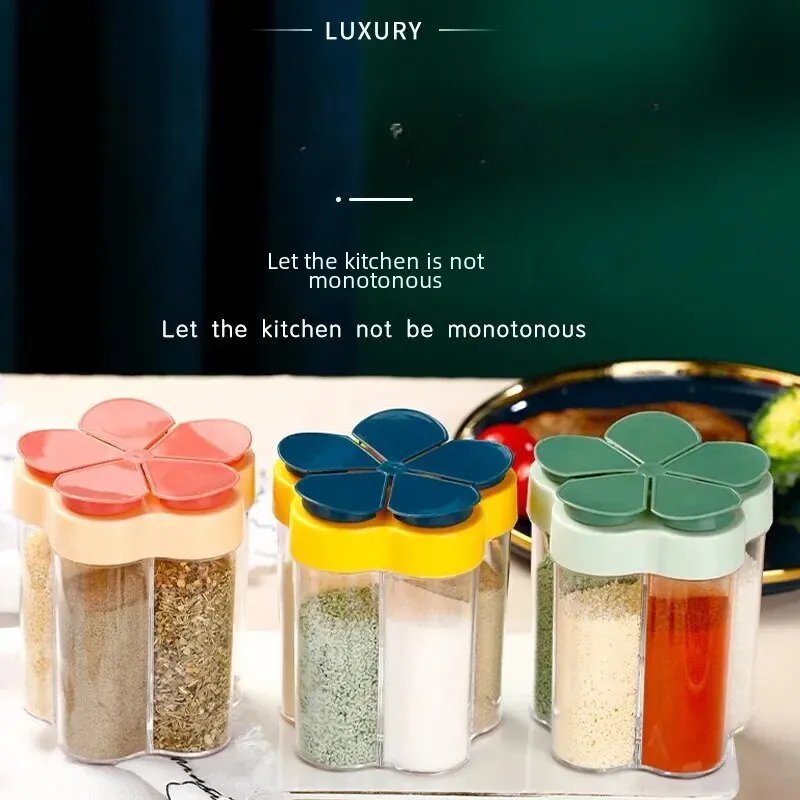 5 In 1 Transparent Seasoning Spice Box