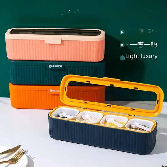 4 in 1 Kitchen Seasoning Spice Box