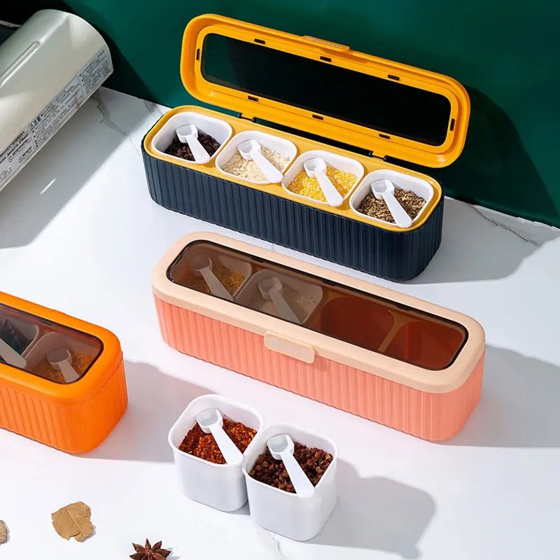 4 in 1 Kitchen Seasoning Spice Box