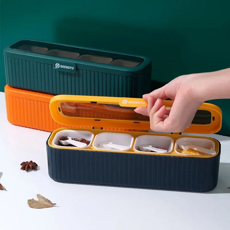 4 in 1 Kitchen Seasoning Spice Box