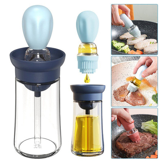 Kitchen Oil Spray Bottle With Silicone Brush (Premium Quality)