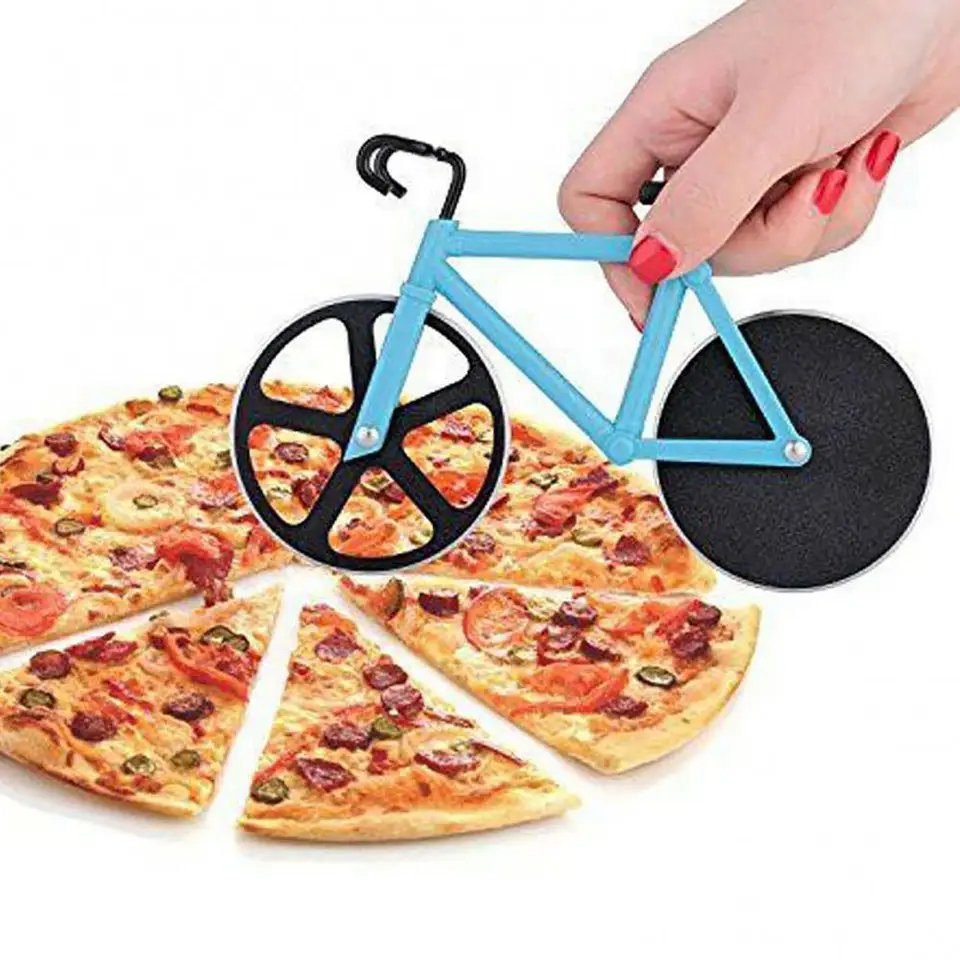 Creative Bicycle Roller Pizza Knife