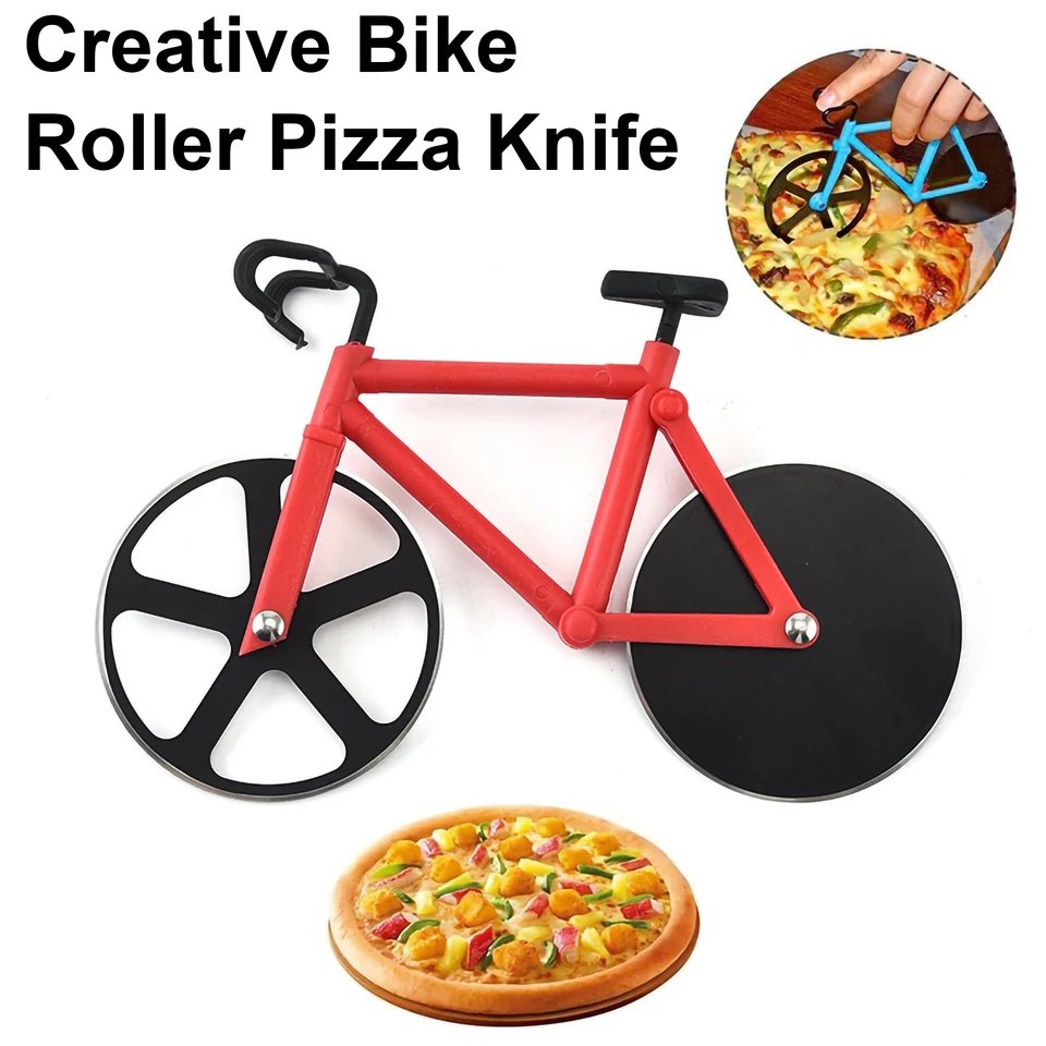 Creative Bicycle Roller Pizza Knife