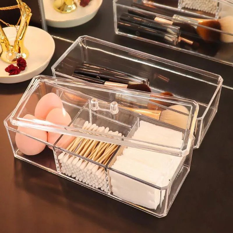 Double Layers Acrylic Make-up Organizer. (Premium Quality)