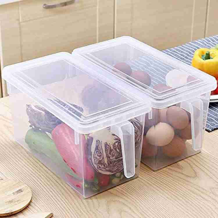 Transparent Refrigerator Storage Box With Lid 1 Pcs