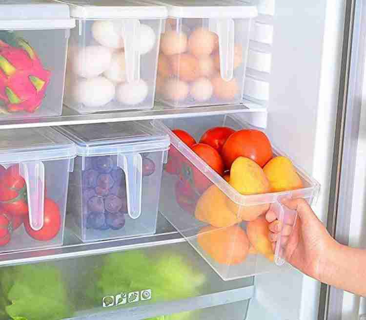 Transparent Refrigerator Storage Box With Lid 1 Pcs