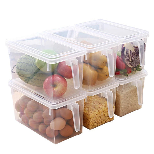 Transparent Refrigerator Storage Box With Lid 1 Pcs