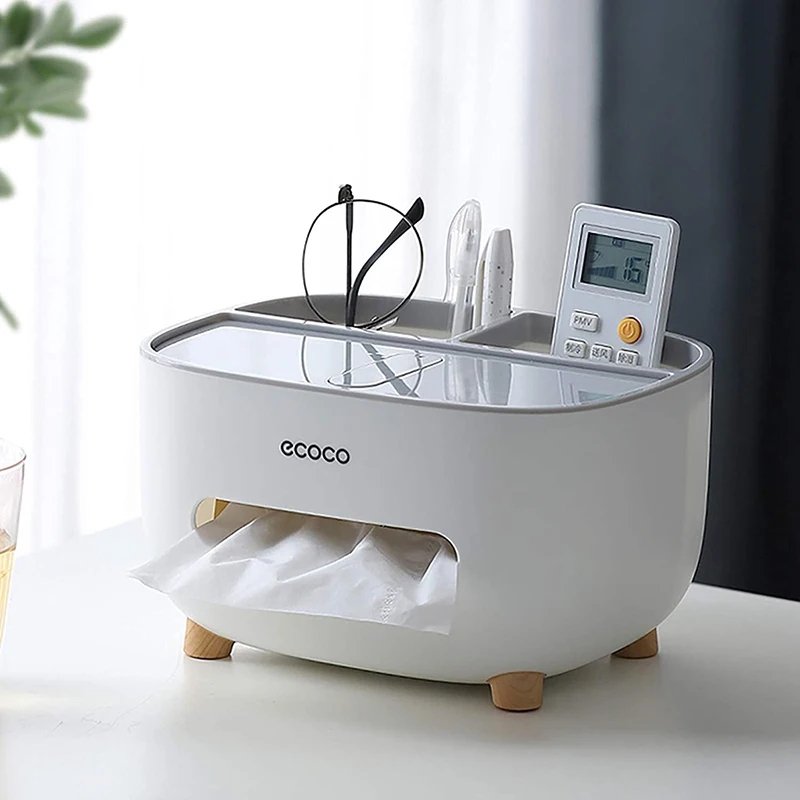 ECOCO Multipurpose Desktop Tissue Box. (Original)