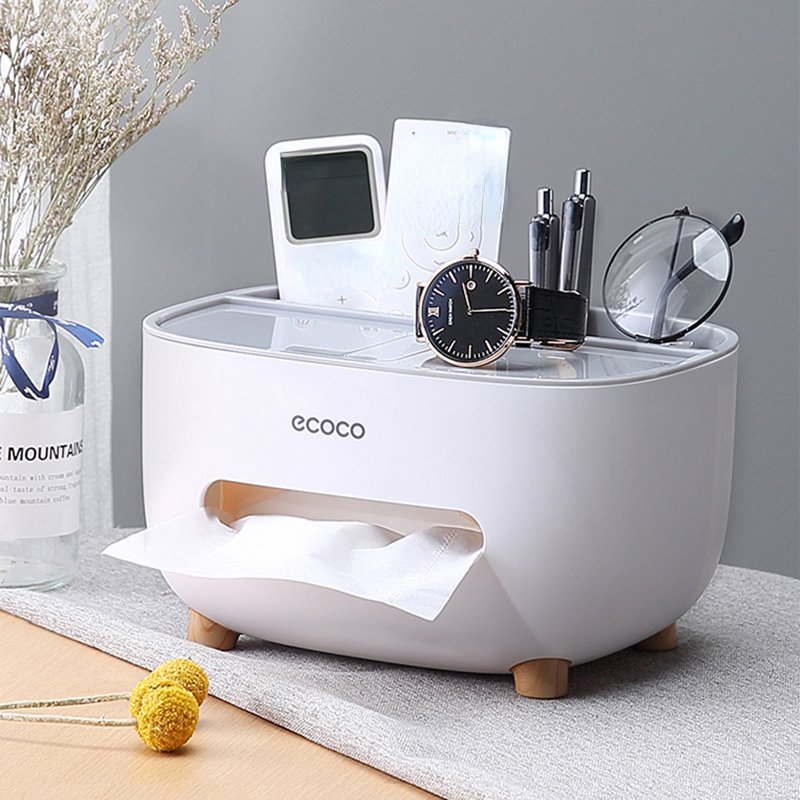 ECOCO Multipurpose Desktop Tissue Box. (Original)
