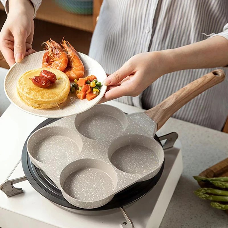 4 Hols Nonstick Frying Pan. (Premium Quality)