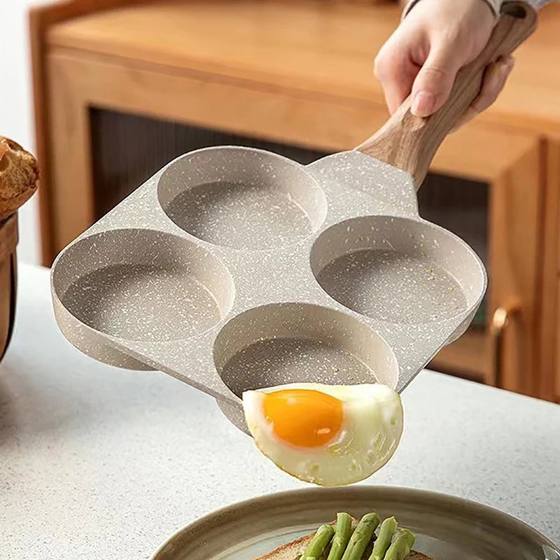 4 Hols Nonstick Frying Pan. (Premium Quality)