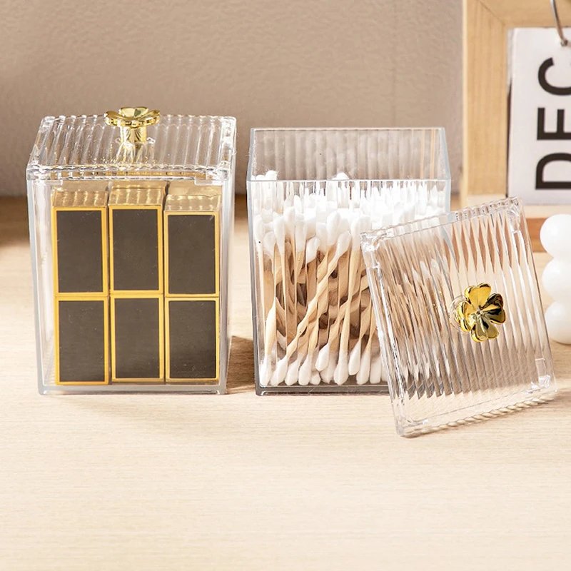 1 Pcs Multifunctional Cotton Swab Holder Makeup Organizer