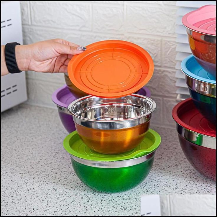 5 Pcs Stainless Steel Bowl Set. (Best Quality)