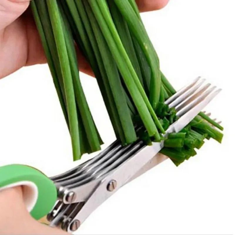 5 Layers Multifunction Kitchen Scissors