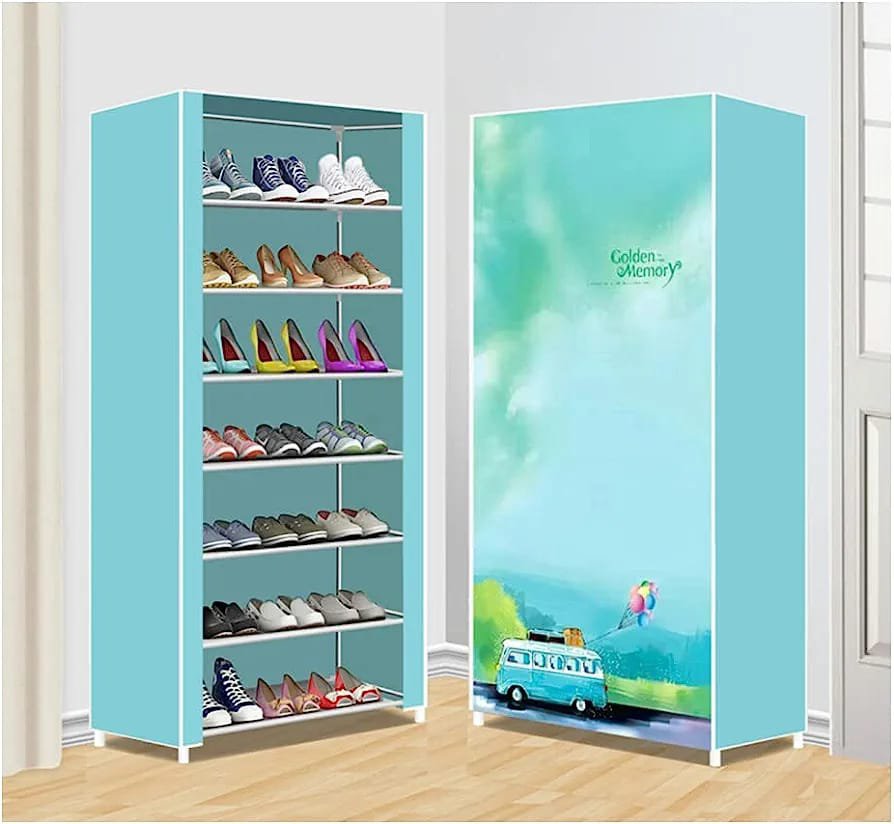 7 Layers Dust-proof Assemble Shoe Rack