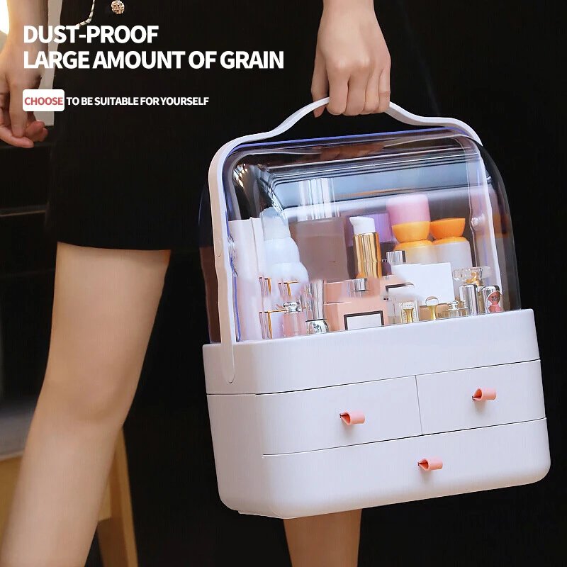 Large Capacity Luxury Waterproof Dust Proof Make-up Organizer