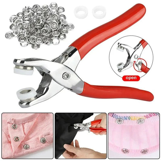 Pliers Button Press Tool for all cloths With Buttons.