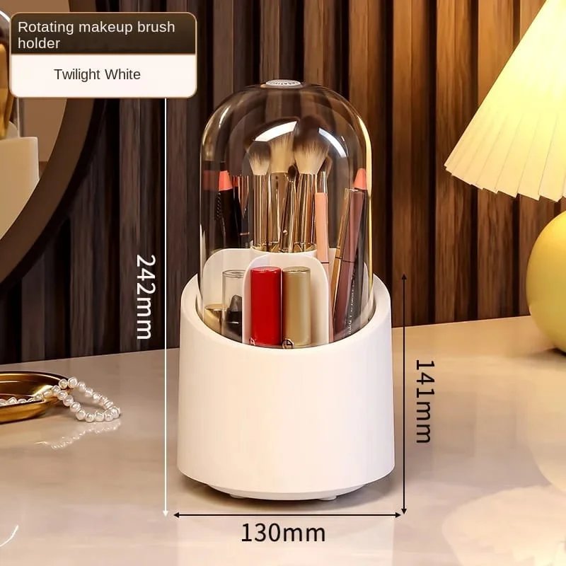 Rotating Makeup Brush Storage Box