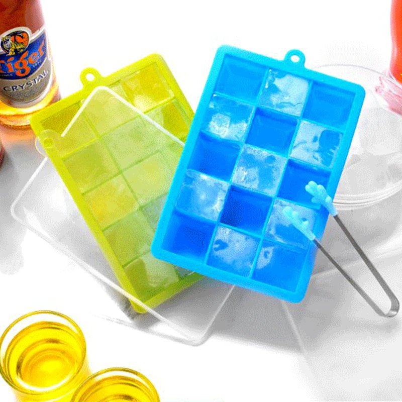 Silicone 15-grid Cube With Lid