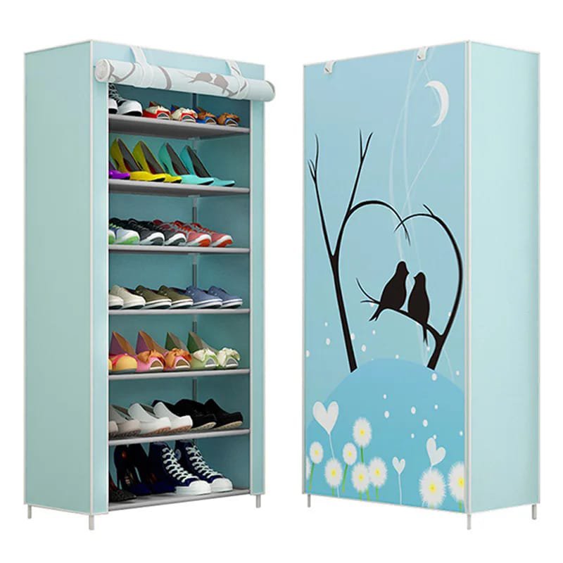 7 Layers Non-Woven Fabric Dust Proof Shoe Rack